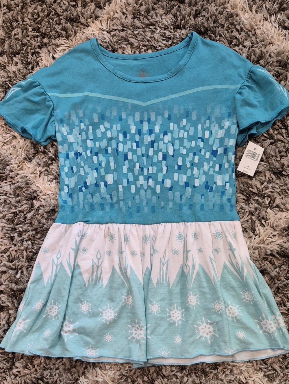Disney Parks Elsa Frozen Dress Tunic Top
